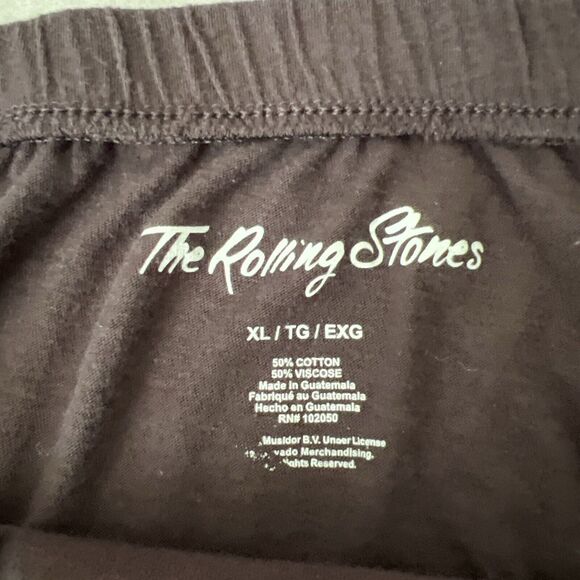 Rolling Stones Tube Top Size XL Gray Band Graphic Lips Logo American Eagle - Picture 2 of 9